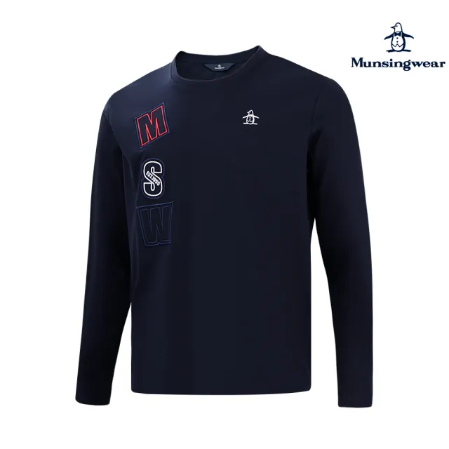 【Munsingwear】企鵝牌 男款貼布繡長袖T-SHIRT 2色 MGSL2806
