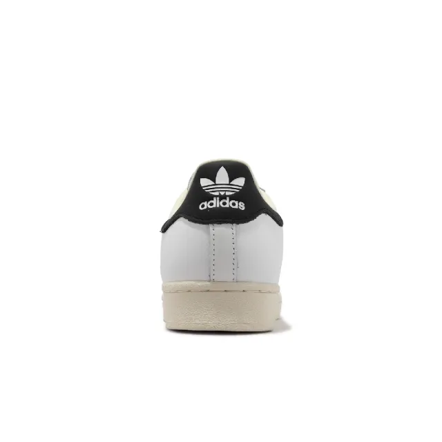 【adidas 愛迪達】休閒鞋 Superstar 男鞋 女鞋 白 米白 黑 奶油底 貝殼頭 皮革 經典 三葉草 愛迪達(ID4675)