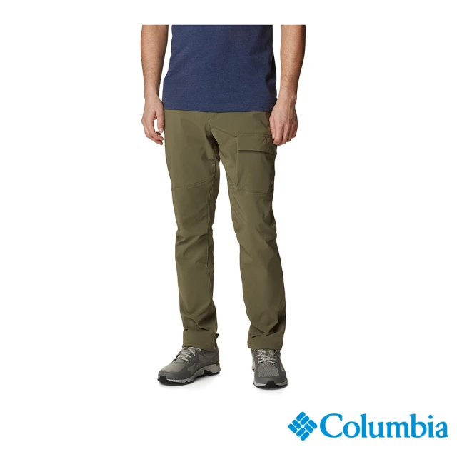 Columbia 哥倫比亞 男款-Maxtrail™防潑休閒長褲-軍綠(UAE64690AG/HF)