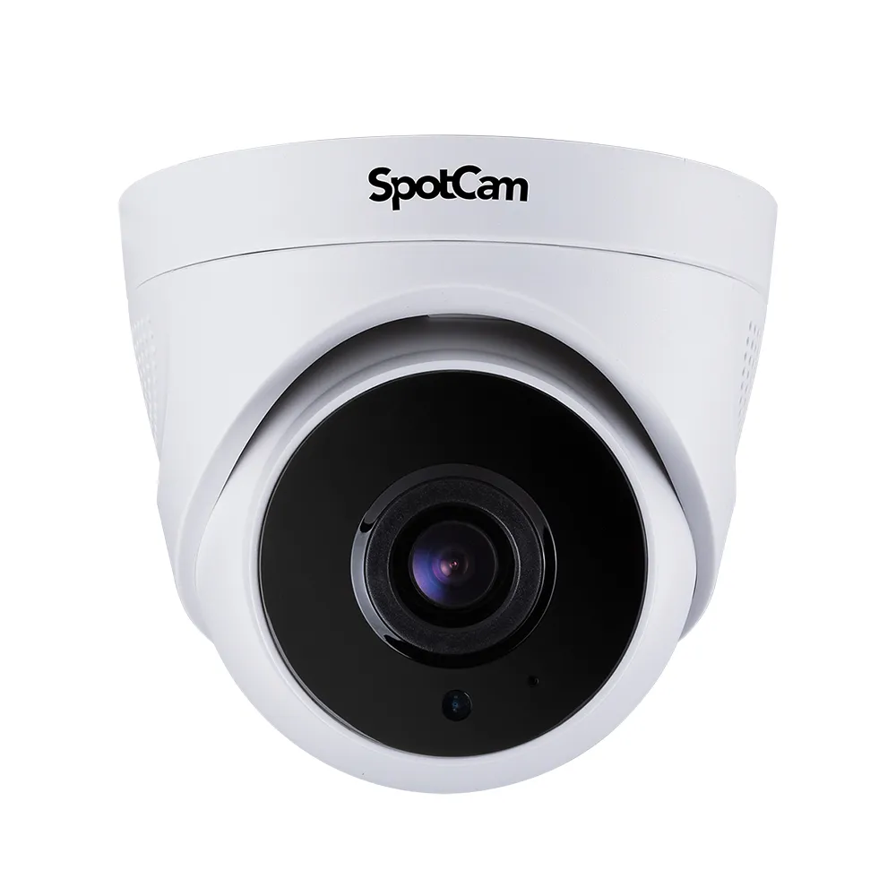 【spotcam】TC1 2K雲端商用球型網路攝影機/監視器 IP CAM(多鏡頭四分割│SD卡│有線網路│免費雲端│雙頻)