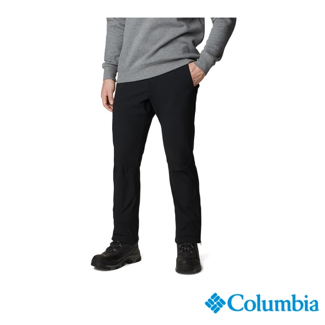 Columbia 哥倫比亞 男款-Passo Alto™鋁點保暖防潑長褲-黑色(UAE30440BK/HF 秋冬款)