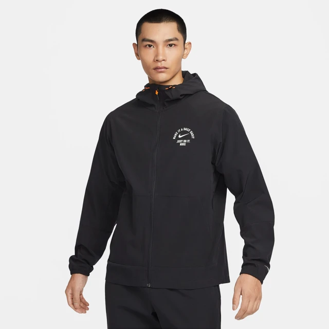 NIKE 耐吉NIKE 耐吉 外套 男款 運動連帽外套 AS M NK WELLNESS RUNNING JKT G 黑 FV3970-010