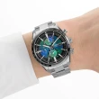 【CITIZEN 星辰】GENTS千彩之海 光動能電波對時 碼表計時鈦金屬腕錶-42mm(AT8188-64L 防水100米)
