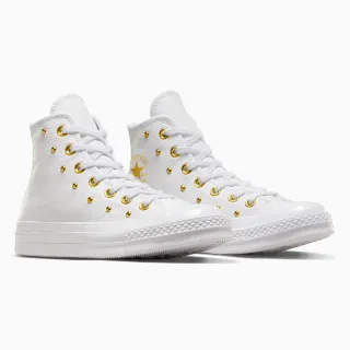 【CONVERSE】CHUCK 70 1970 HI 高筒 休閒鞋 女鞋 鉚釘設計 白色(A06808C)