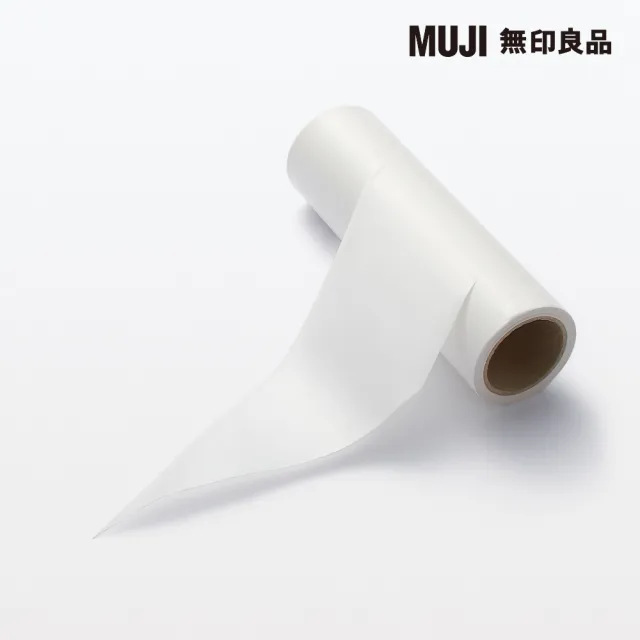 【MUJI 無印良品】掃除系列/地毯清潔滾輪補充紙/斜撕型/1入 寬16cm/90張