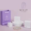 【Kelly”s】18K金10分鑽石項鍊 微笑七顆排鑽小豆切面(鑽石頸鍊 18K金項鍊 日)