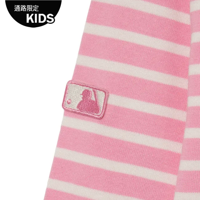 【MLB】童裝 長袖T恤 Heart系列 紐約洋基隊(7ATSH0134-50PKD)