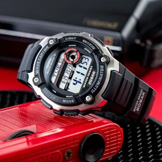 【CASIO 卡西歐】日本直送 世界五局電波運動腕錶-黑(WV-200R-1A)