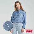 【LEVIS 官方旗艦】女款 Oversize寬鬆版牛仔襯衫外套 / 精工中藍染水洗 熱賣單品 A3373-0030