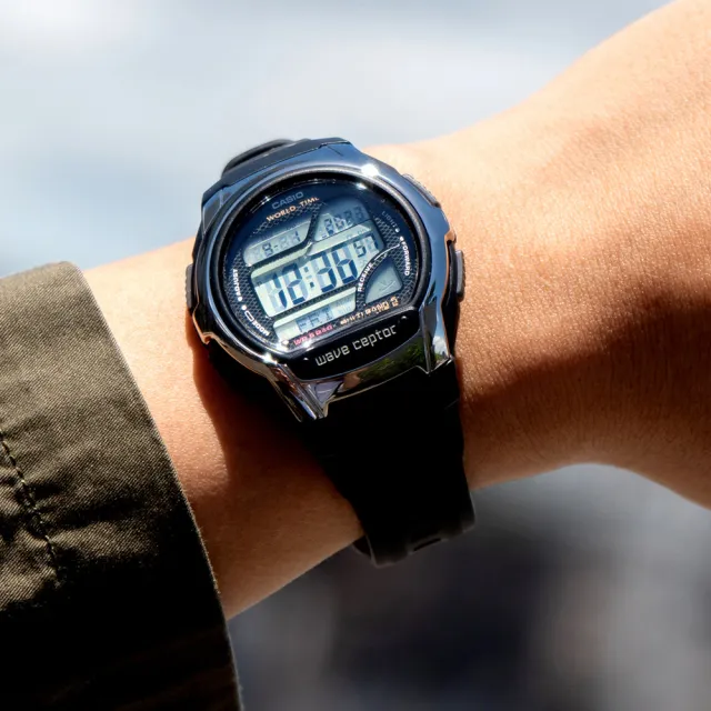 【CASIO 卡西歐】日本限定 世界五局雙顯電波錶(WV-58R-1A)