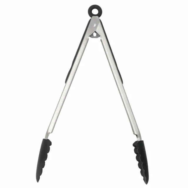 【NITORI 宜得利家居】矽膠廚具 矽膠料理用夾 L KT01(矽膠廚具 料理用夾 矽膠)