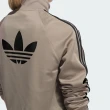 【adidas 愛迪達】外套 女款 運動外套 三葉草 亞規 OG WARM UP JKT 卡其 IJ5228