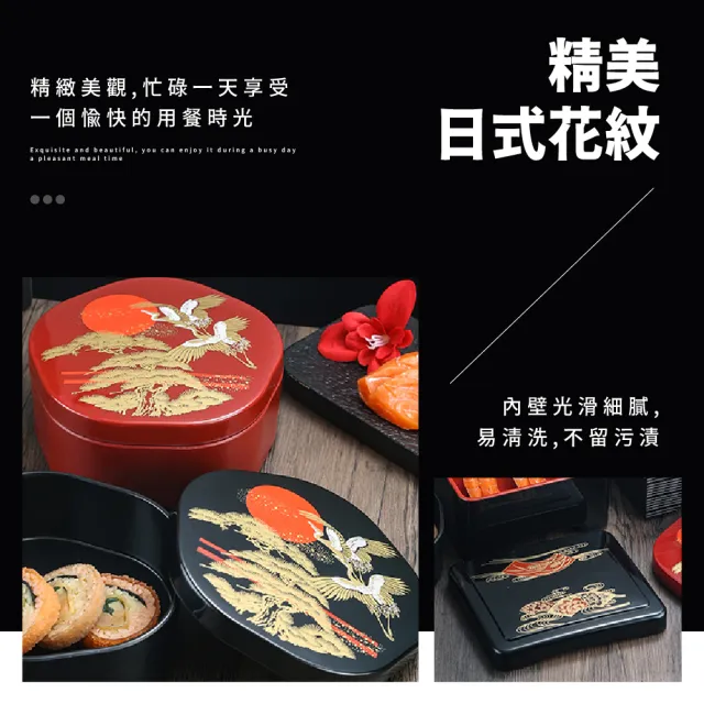 【嚴選和風】高檔日本料理商務鰻魚飯盒(日式餐盒 飯盒 午餐盒 便當盒 壽司 點心盒 環保飯盒 保鮮盒 野餐)
