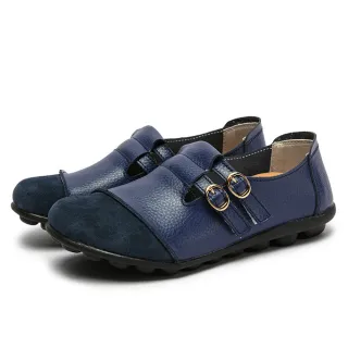 【AVICE 艾薇斯】★優雅女神真皮休閒豆豆鞋(老爹鞋/休閒鞋/運動鞋)