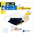 【藍鷹牌】N95立體型兒童醫用口罩 UV系列 10片x4盒(2種尺寸-8色可選)