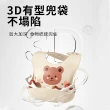 【YOLU】2入組 嬰兒輕量矽膠防漏防水圍兜 便攜式3D立體兜袋寶寶吃飯圍嘴(四檔卡扣調節)