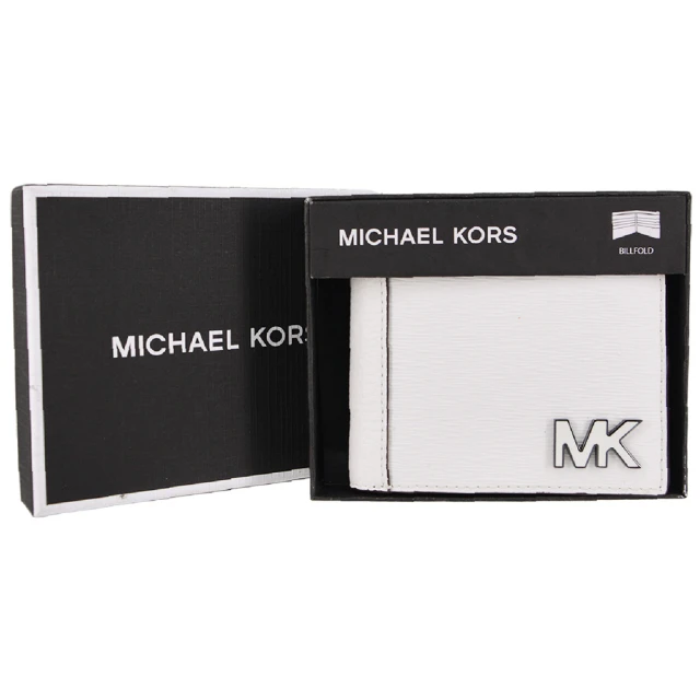 Michael KorsMichael Kors HUDSON系列 男士 紳士風 防刮牛皮皮革 8卡 短夾 禮盒(多色任選)