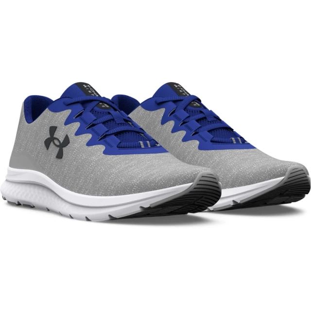 UNDER ARMOUR 慢跑鞋 男鞋 運動鞋 緩震 CHARGED IMPULSE 3 KNIT 灰藍 3026682-102