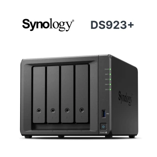 Synology 群暉科技Synology 群暉科技 搭HAT3300 8TB x2 ★ DS923+ 4Bay NAS 網路儲存伺服器