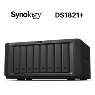 Synology 群暉科技 搭HAT3300 6TB x2 ★ DS1821+ 8Bay NAS 網路儲存伺服器