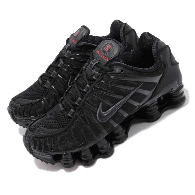 NIKE 耐吉NIKE 耐吉 Nike 休閒鞋 Wmns Shox TL 黑 全黑 女鞋 彈簧鞋 復古 運動鞋(AR3566-002)
