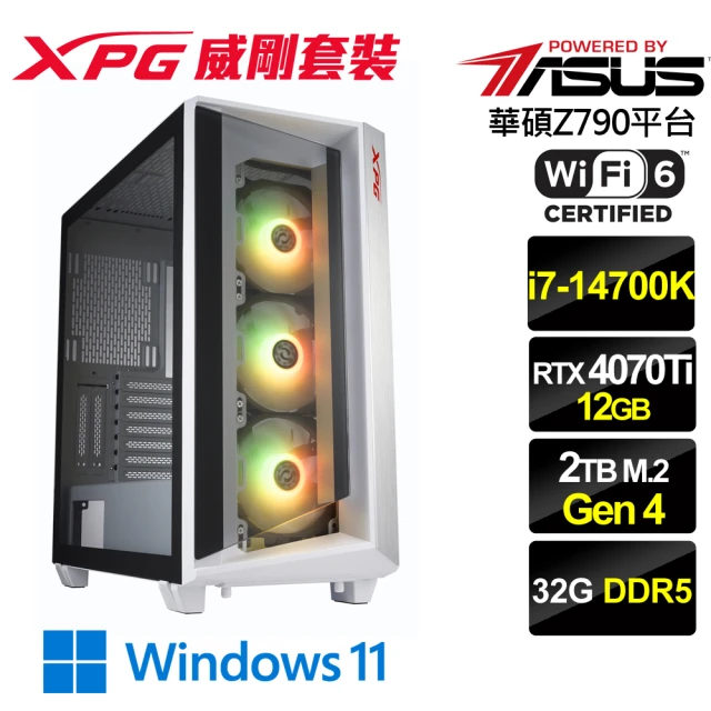 華碩平台 i7二十核GeForce RTX 4070Ti W