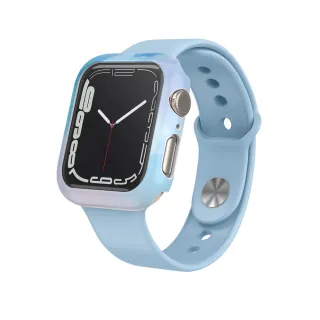 【CaseStudi】AppleWatch 9/8/7 41mm Prismart 錶殼_藍彩紋(相容40mm Apple Watch)