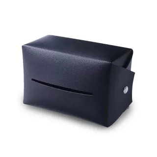 【KEiSO】可掛式汽車用面紙盒(皮革面紙套/紙巾收納)