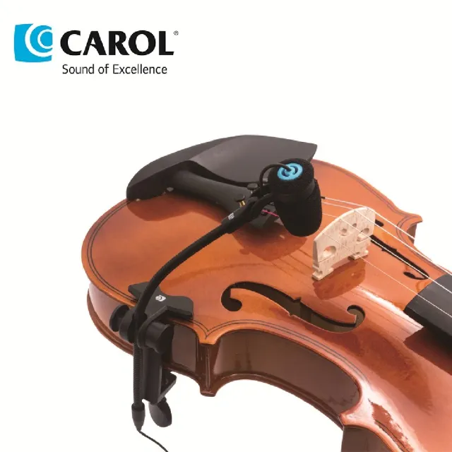 【CAROL 佳樂電子】GO-31 樂器專用麥克風 + GO-33 搭配支架使用 小提琴(樂器專用 清晰音質)