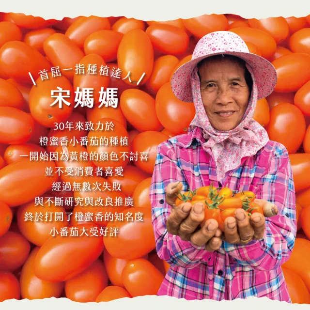 初品果 金瑩玉女雙色小番茄x6盒(產銷履歷_600g/盒) 