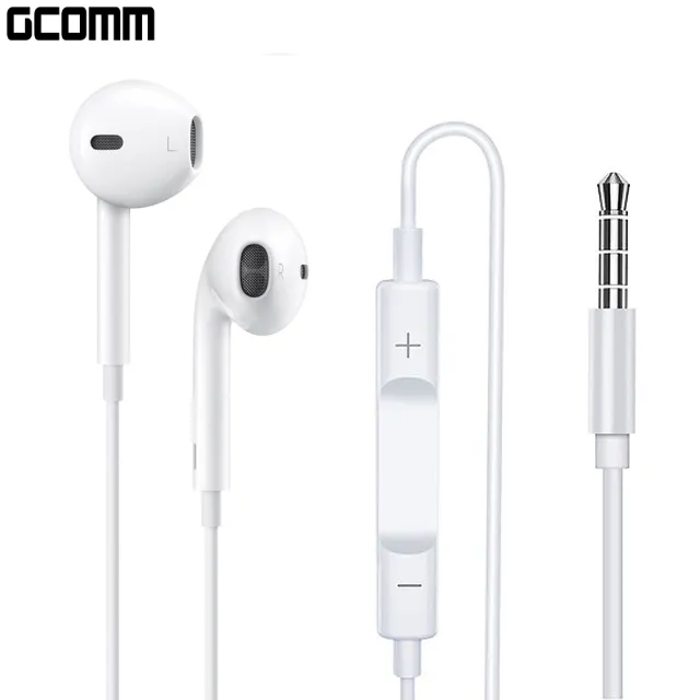 【GCOMM】iPhone/iPod/iPad 高品質低音立體耳機(含線控麥克風 繽紛10色)