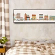 【菠蘿選畫所】橫幅床頭畫系列掛畫-40x160cm(客廳沙發背牆裝飾/民宿牆上裝飾畫/臥房床頭掛畫)