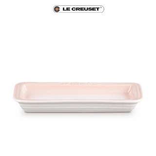 【Le Creuset】瓷器長方盤25cm(貝殼粉)