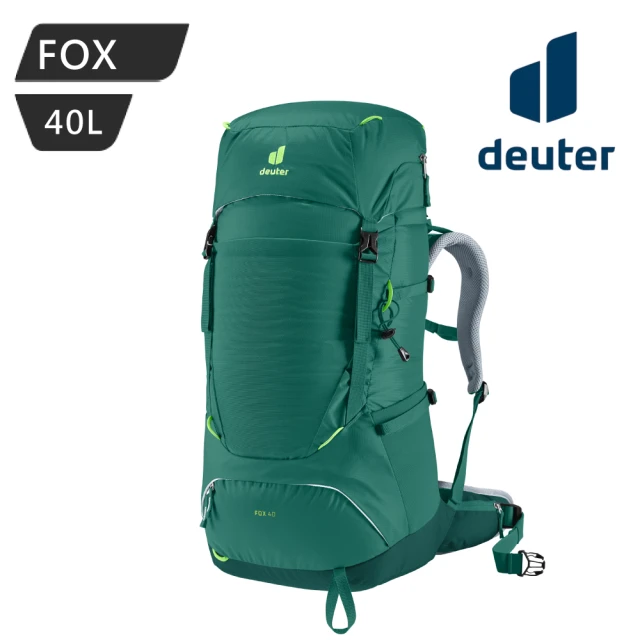 deuterdeuter FOX 拔熱透氣背包-綠色 3611222(後背、登山、旅遊、攻頂、百岳、郊山、健行、登頂)