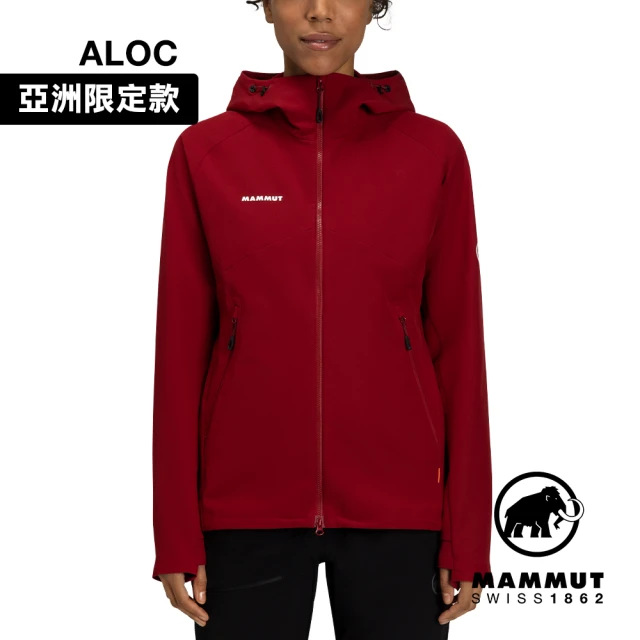 Mammut 長毛象Macun 2.0 SO Hooded Jacket AF W 日系防潑水軟殼連帽