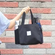 【珠友】拉鍊手提袋/野餐袋/購物袋/便當袋/水壺袋(承重4kg)