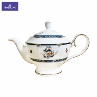 【NARUMI 鳴海骨瓷】東方之月骨瓷茶壺-600ml(居禮名店獨家代理)