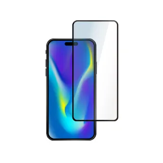【General】iPhone 15 保護貼 i15 6.1吋 玻璃貼 3D全滿版藍光鋼化螢幕保護膜(極簡黑)