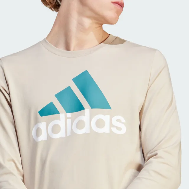 【adidas 官方旗艦】ESSENTIALS 長袖上衣 男(IJ8580)