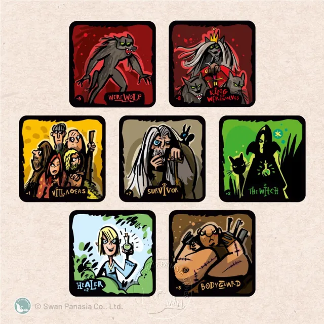 【新天鵝堡桌遊】狼人2020 Werewolves 2020 Deluxe(越多人越好玩)