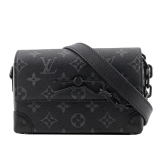 【Louis Vuitton 路易威登】Steamer 塗層帆布及牛皮皮夾式斜背包(M81783)