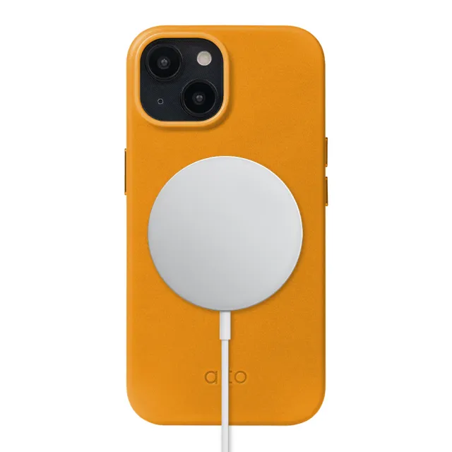 【Alto】iPhone 15 6.1吋 MagSafe 磁吸式皮革全包覆輕薄防摔手機殼(支援MagSafe 真皮 輕薄 防摔)