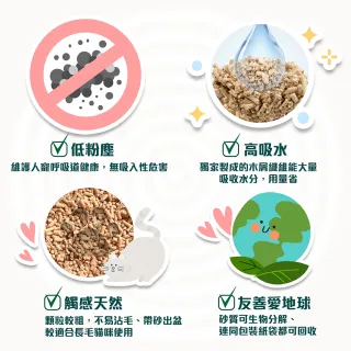 【CAT’S BEST 凱優】崩解木屑砂-藍標粗砂-10L(貓砂/木屑砂/環保砂/松木砂/小動物砂)