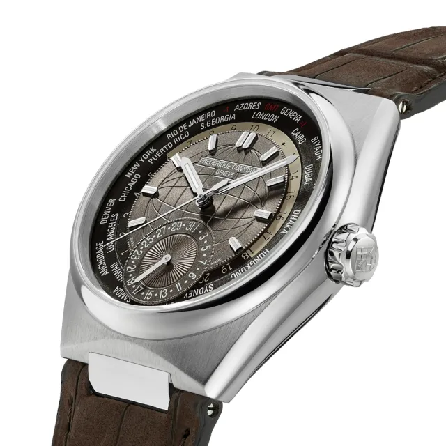 【CONSTANT 康斯登】IGHLIFE WORLDTIMER 系列機械男腕錶-41mm(FC-718C4NH6)