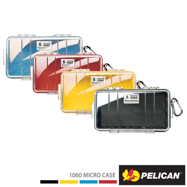 PELICAN 1060 Micro Case 微型防水氣密箱 透明-4色(公司貨)