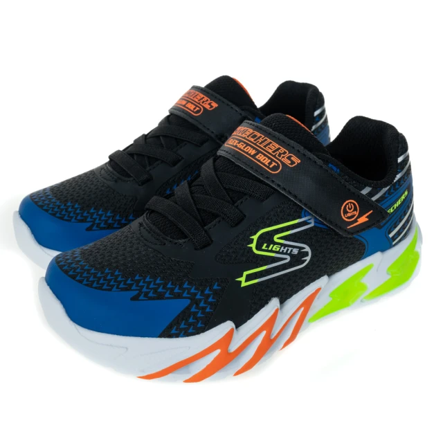 SKECHERSSKECHERS 男童系列 燈鞋 FLEX-GLOW BOLT(400138LBKBL)