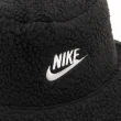 【NIKE 耐吉】漁夫帽 Apex Reversible 黑 白 雙面戴 毛絨絨 保暖 羊羔絨(FJ8690-010)