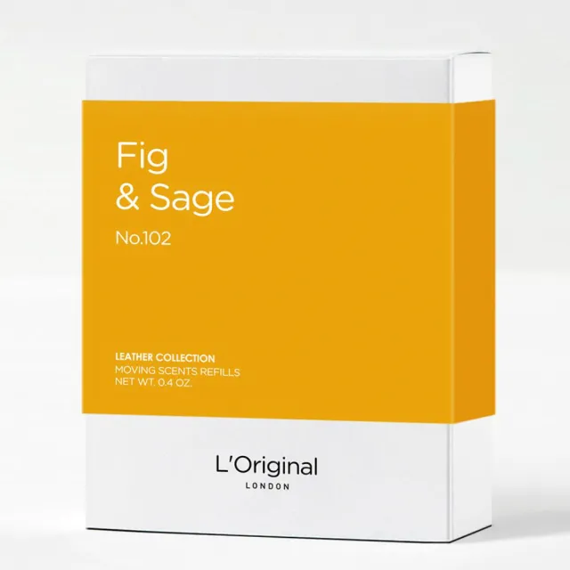 【L‘Original London 洛瑞歐】官方-補充裝超值雙盒組(一盒含2個香芯)-小羊皮系列車香專用