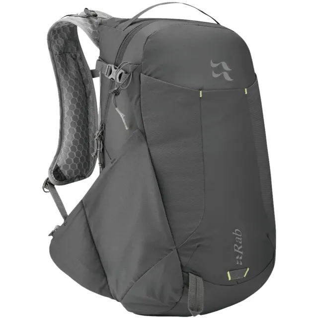 【RAB】AEON LT 健行多功能背包-煤炭黑 QAP-19-25(登山、背包、每天、旅遊、戶外)