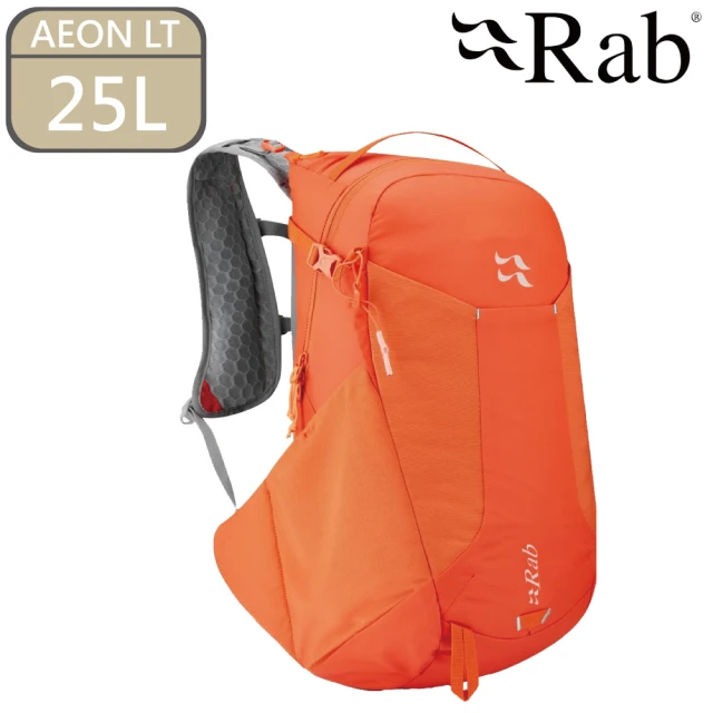 【RAB】AEON LT 健行多功能背包-爆竹橘 QAP-19-25(登山、背包、每天、旅遊、戶外)